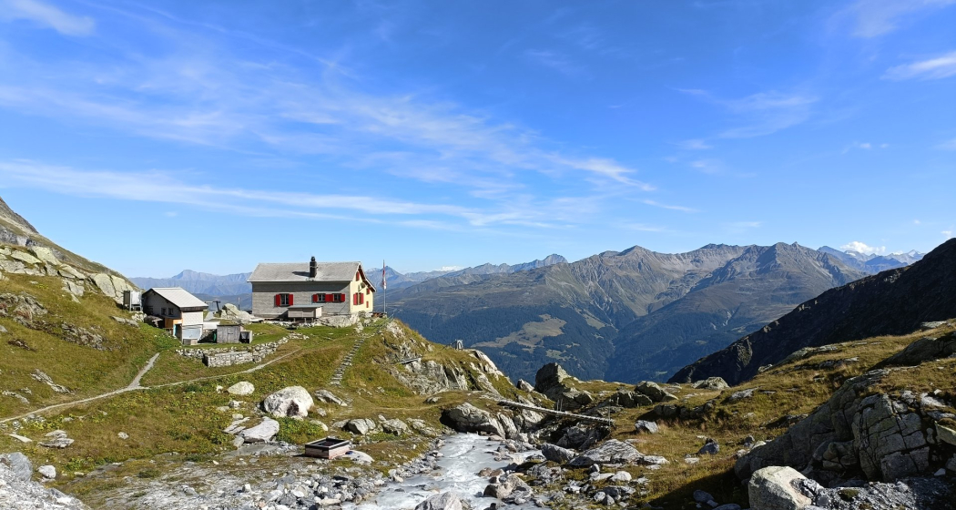 Die Puntegliahütte ist wunderschön gelegen Die Puntegliahütte ist wunderschön gelegen