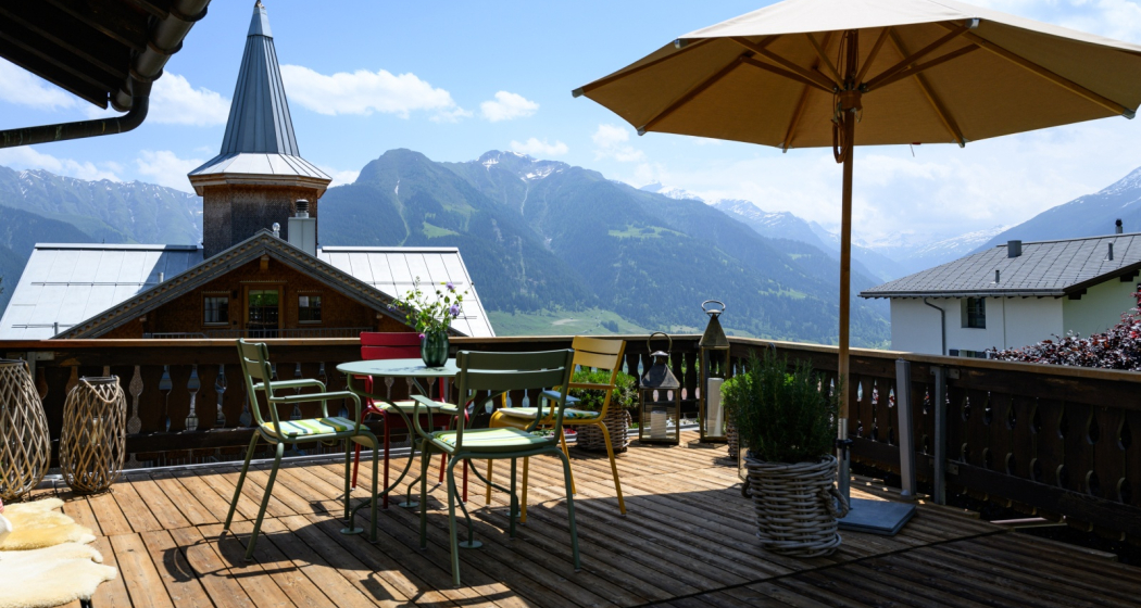 Ferienwohnung Valu Appartement - Terrasse