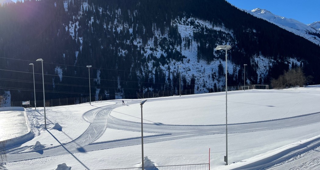 Langlauf 500m im Dorf