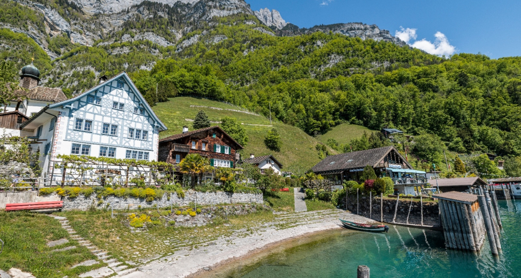 Weindörfchen Quinten am Walensee Weindörfchen Quinten am Walensee