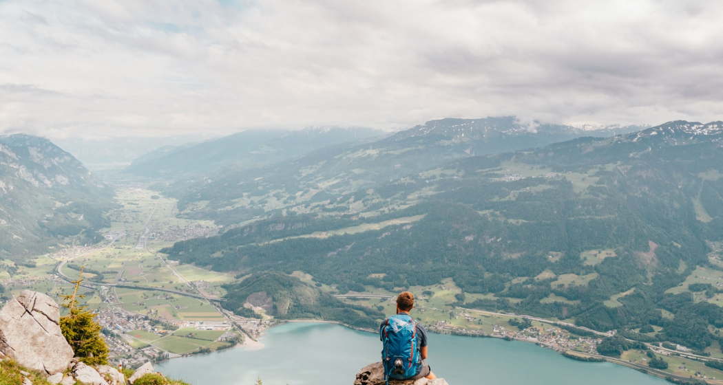 Aussicht hinunter auf den Walensee Aussicht hinunter auf den Walensee