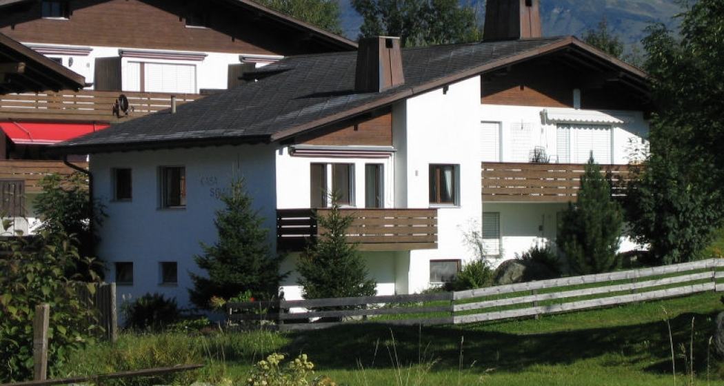 Casa Sogn Giacun, Brigels, Tacke, Aussenansicht