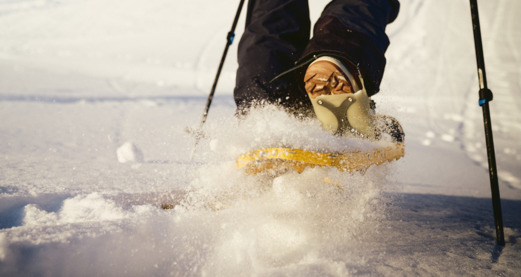 Schneeschuhlaufen in Flims Laax.