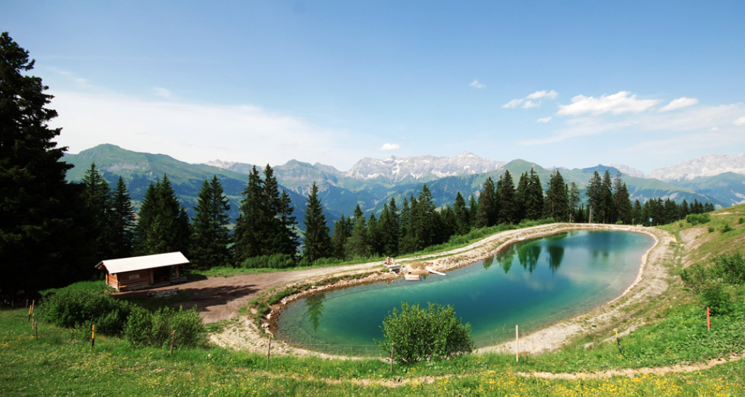 Speichersee in Furna Speichersee in Furna
