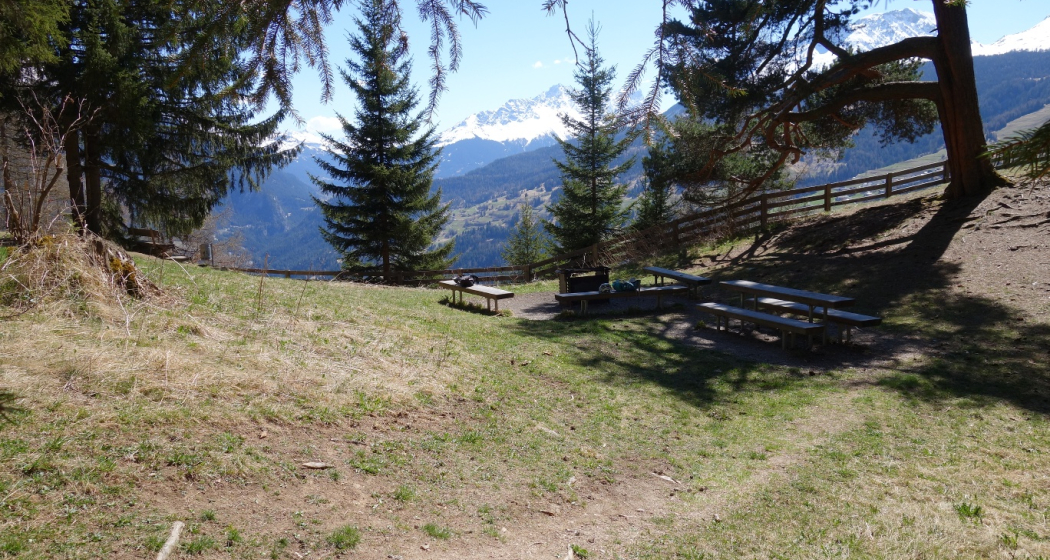 Aussichtspunkt Crap la Tretscha Aussichtspunkt Crap la Tretscha