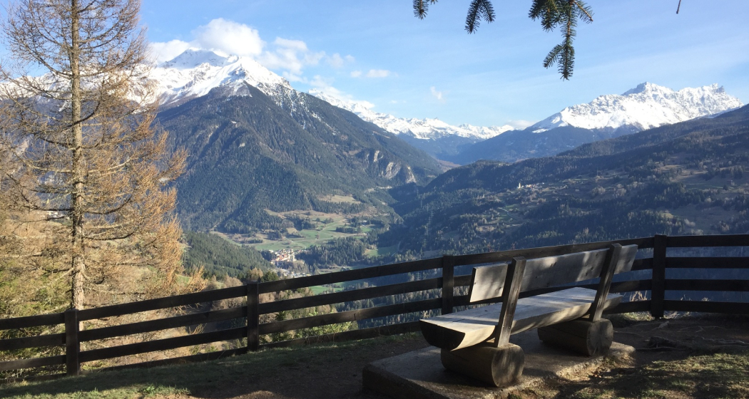 Aussichtspunkt Crap la Tretscha Aussichtspunkt Crap la Tretscha