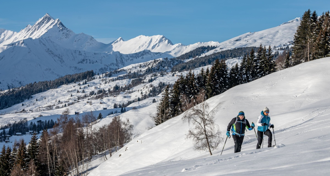 Ideales Schneeschuhgelände Ideales Schneeschuhgelände