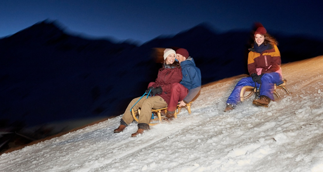 Schlitten in Arosa Schlitten in Arosa