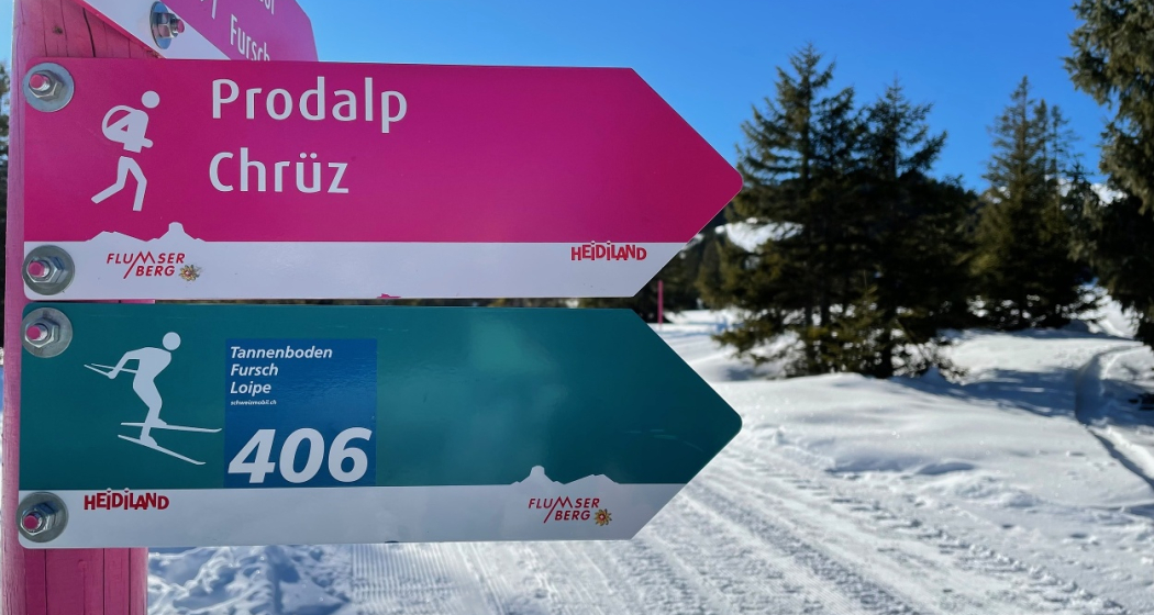 Wegweiser nach Prodalp Wegweiser nach Prodalp