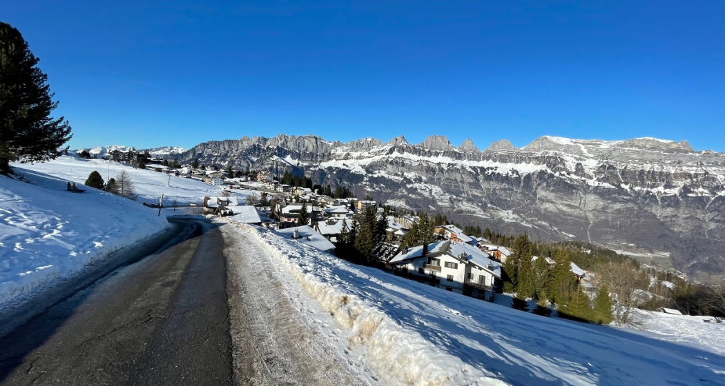 Blick auf Tannenboden Dorf Blick auf Tannenboden Dorf