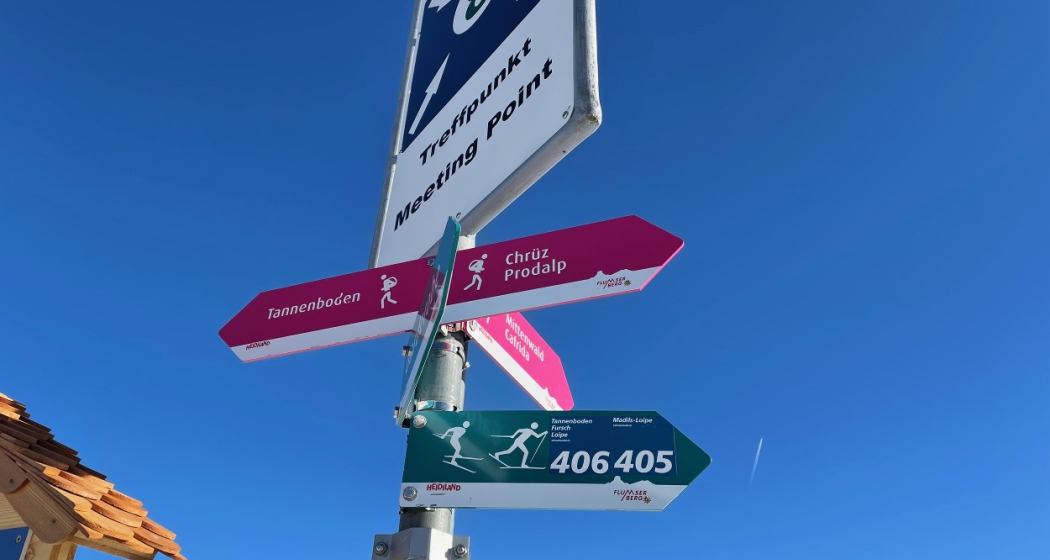 Wegweiser Alp Tannenboden Wegweiser Alp Tannenboden