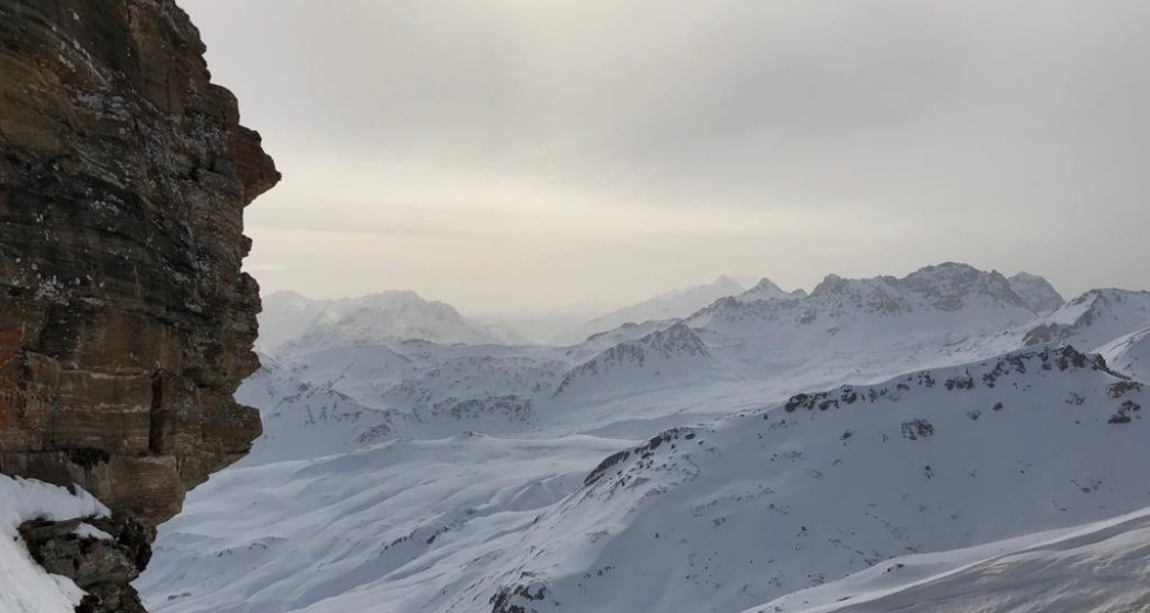 Blick unterhalb der Leiter in Richtung Süden Blick unterhalb der Leiter in Richtung Süden