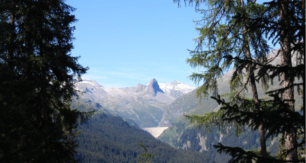Etappe 3: Blick auf das Zervreilahorn, Vals Etappe 3: Blick auf das Zervreilahorn, Vals
