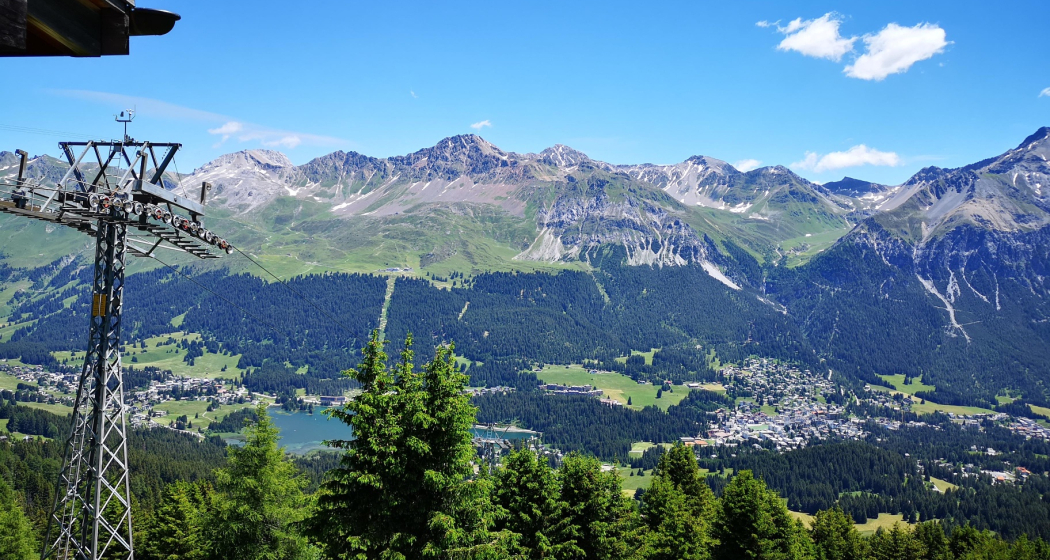 Aussicht Alp Nova im Sommer Aussicht Alp Nova im Sommer