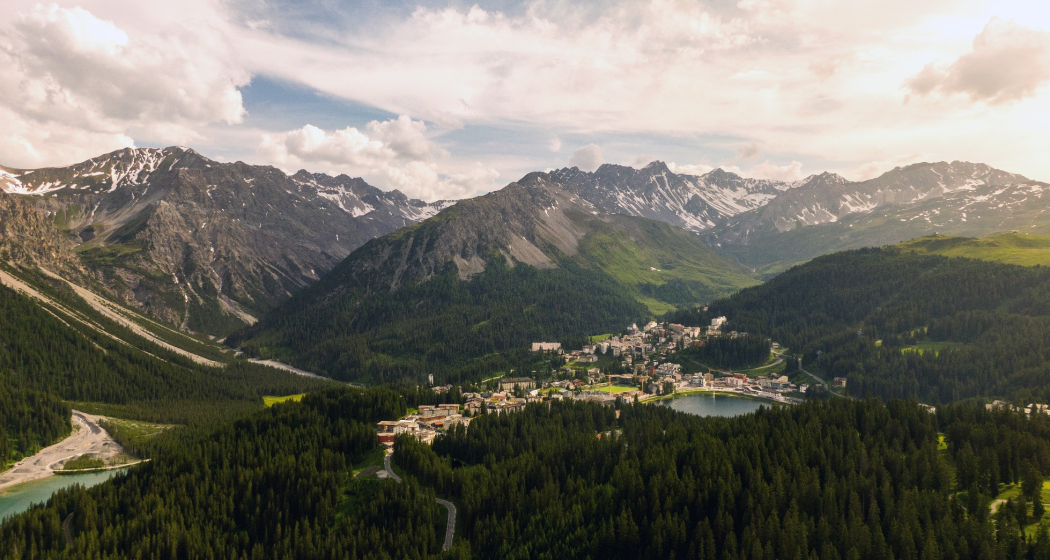 Arosa aus Vogelperspektive Arosa aus Vogelperspektive