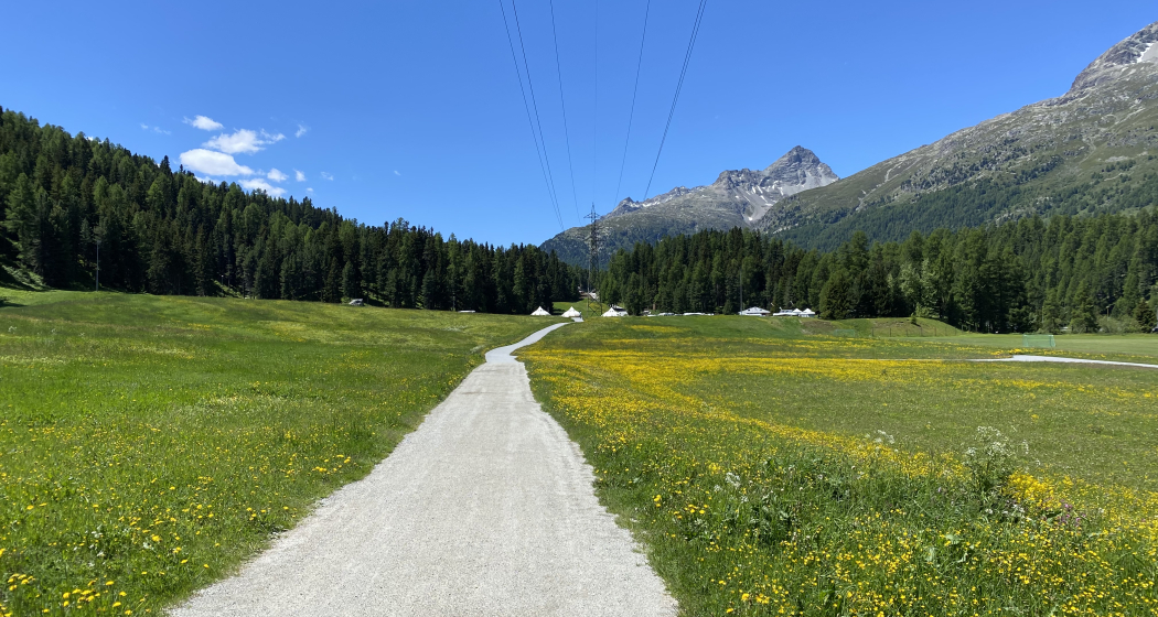 Richtung Camping St. Moritz Richtung Camping St. Moritz