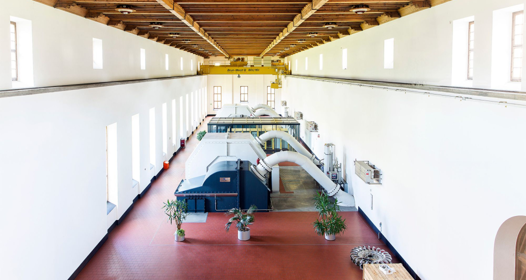 Kraftwerk Küblis Turbinenhalle