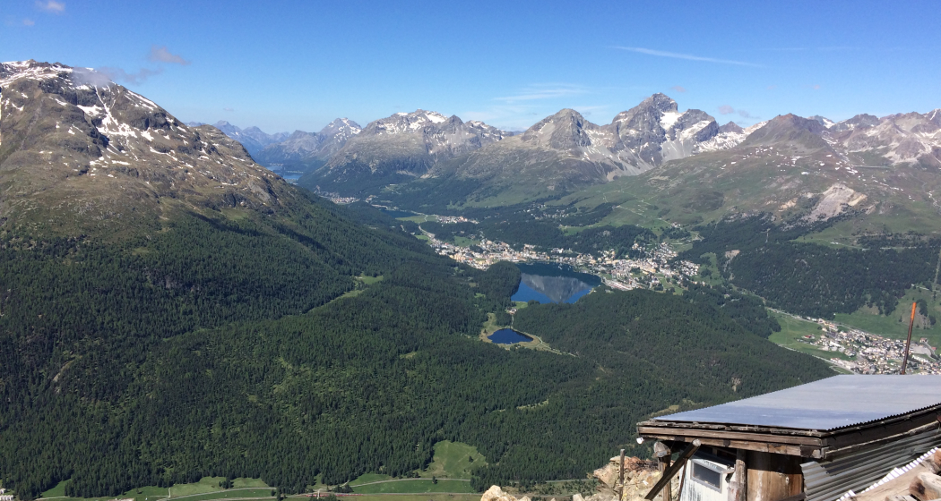 Ausblick von der Segantinihütte Ausblick von der Segantinihütte
