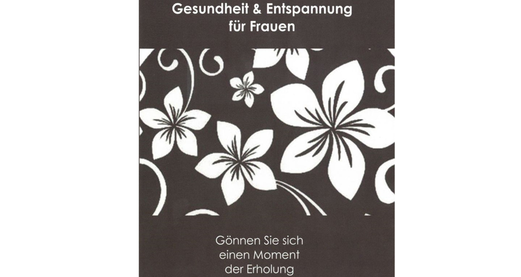 Das Foto zeigt einen Flyer der Massagepraxis für Frauen Das Foto zeigt einen Flyer der Massagepraxis für Frauen