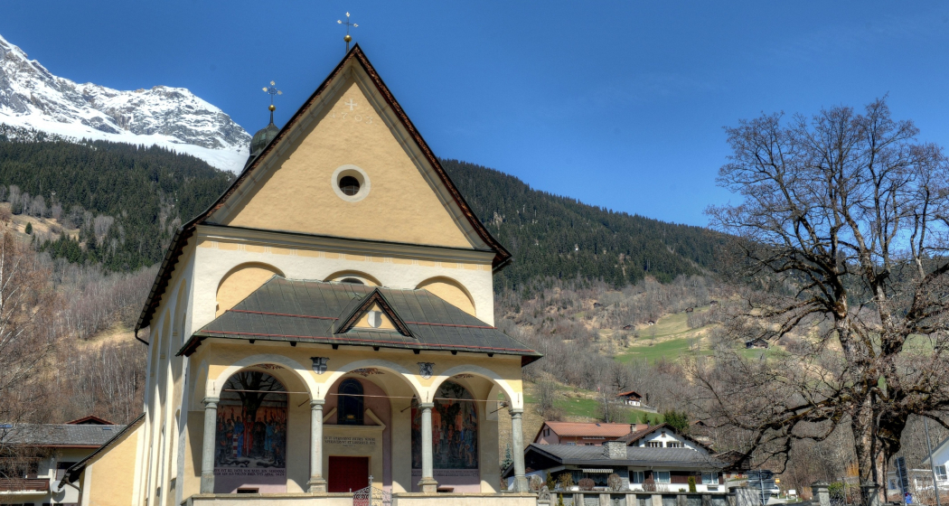 Das Foto zeigt die Kapelle St. Anna in Trun Das Foto zeigt die Kapelle St. Anna in Trun