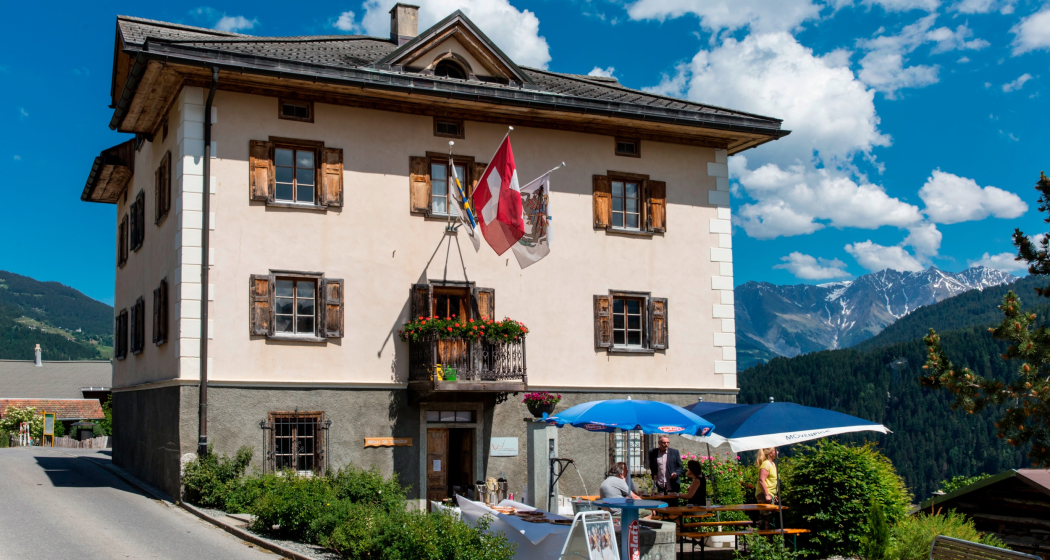 Das Foto zeigt das Waltensburger Museum von aussen Das Foto zeigt das Waltensburger Museum von aussen