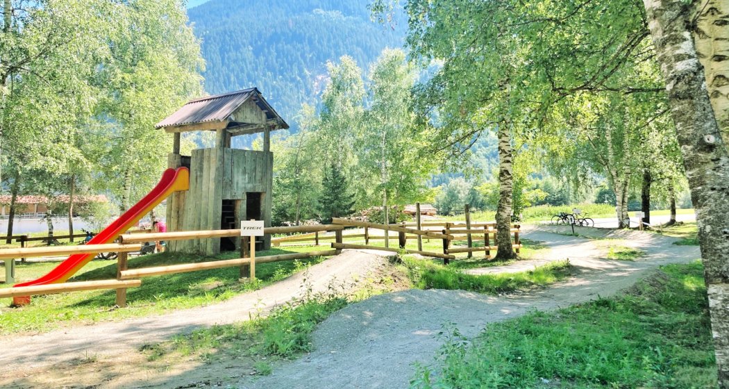 Aufnahme des Bikeparks Igniu. Aufnahme des Bikeparks Igniu.