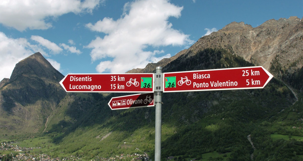 Valle di Blenio mit dem Fahrrad