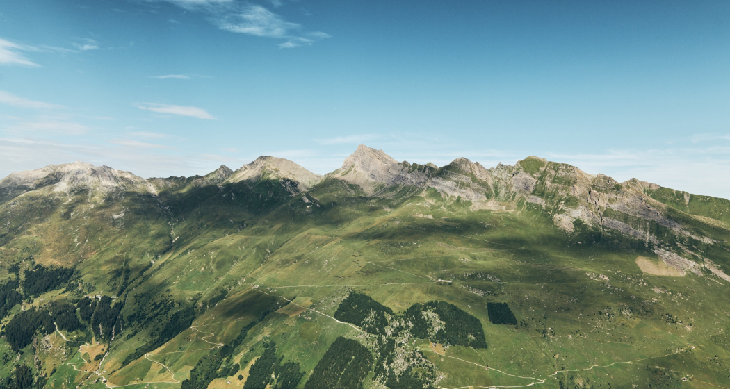 Gebiet Leisalp mit Patnaulpass Gebiet Leisalp mit Patnaulpass