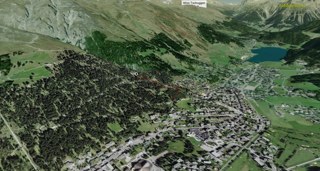 Mountainbike-tour in Davos Klosters: Schatzalptrail II