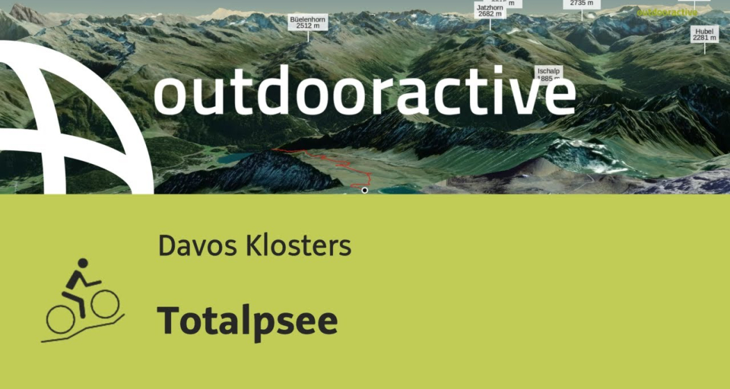 Mountainbike-tour in Davos Klosters: Totalpsee