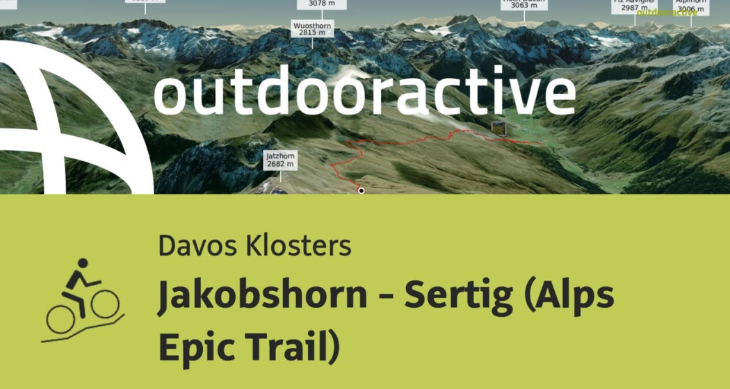 Mountainbike-tour in Davos Klosters: Alps Epic Trail: Jakobshorn - Sertig Mountainbike-tour in Davos Klosters: Alps Epic Trail: Jakobshorn - Sertig