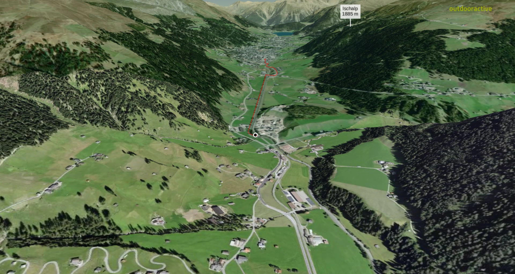 Mountainbike-tour in Davos Klosters: Frauenkirch - Davos Platz