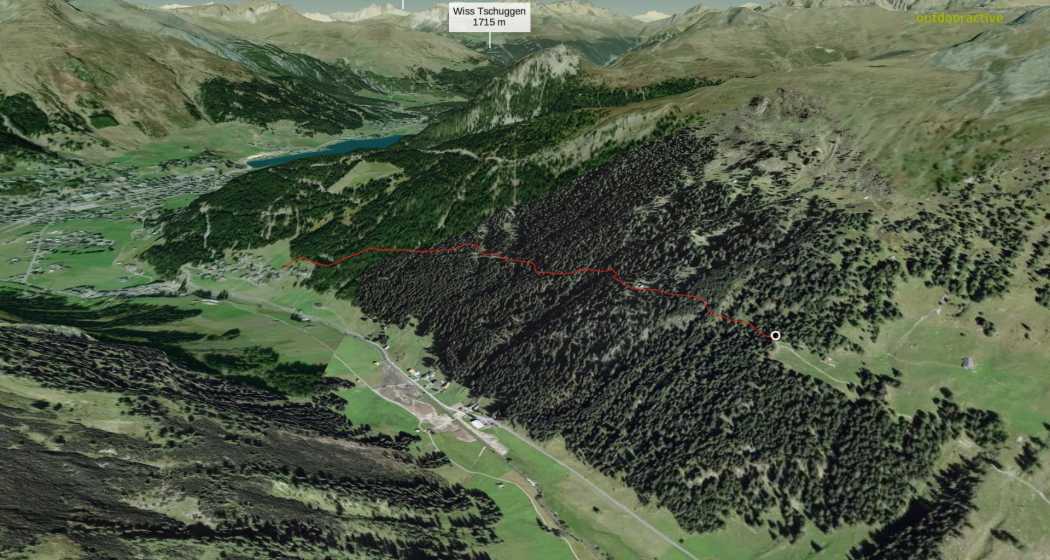 Mountainbike-tour in Davos Klosters: Nollenweg