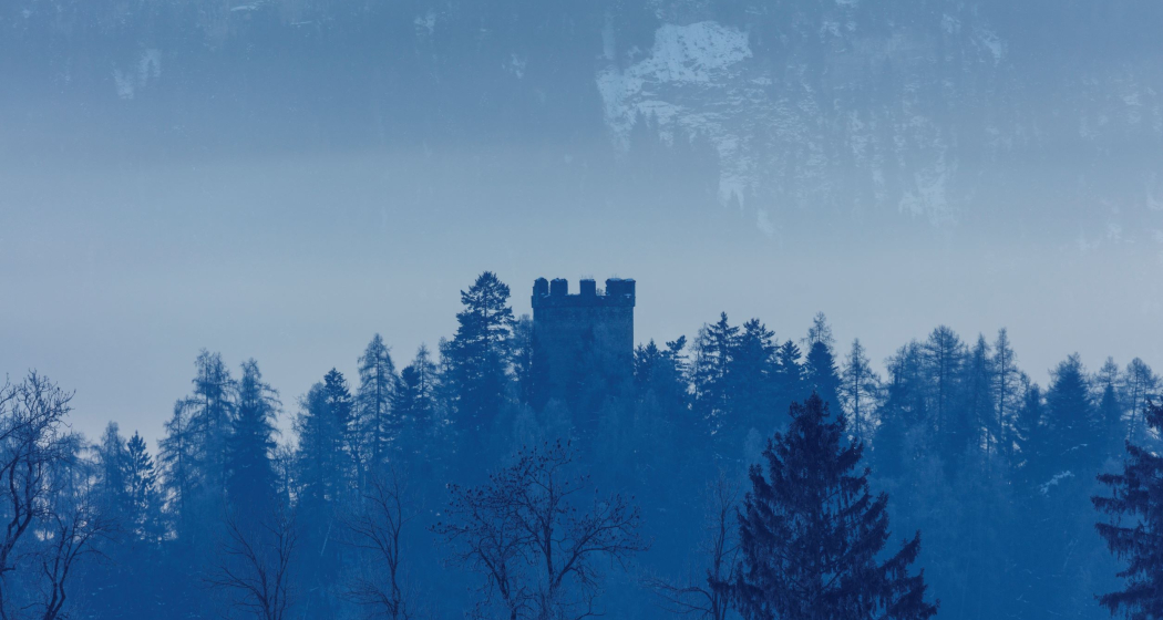 Ruine Alt Sins im Winter Ruine Alt Sins im Winter