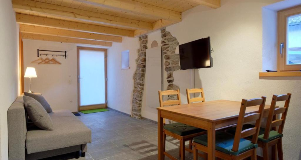 Il salotto con l'entrata