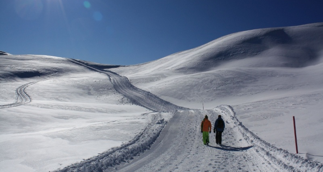 Winterwanderweg Hochwang - Fideris Heuberge Winterwanderweg Hochwang - Fideris Heuberge