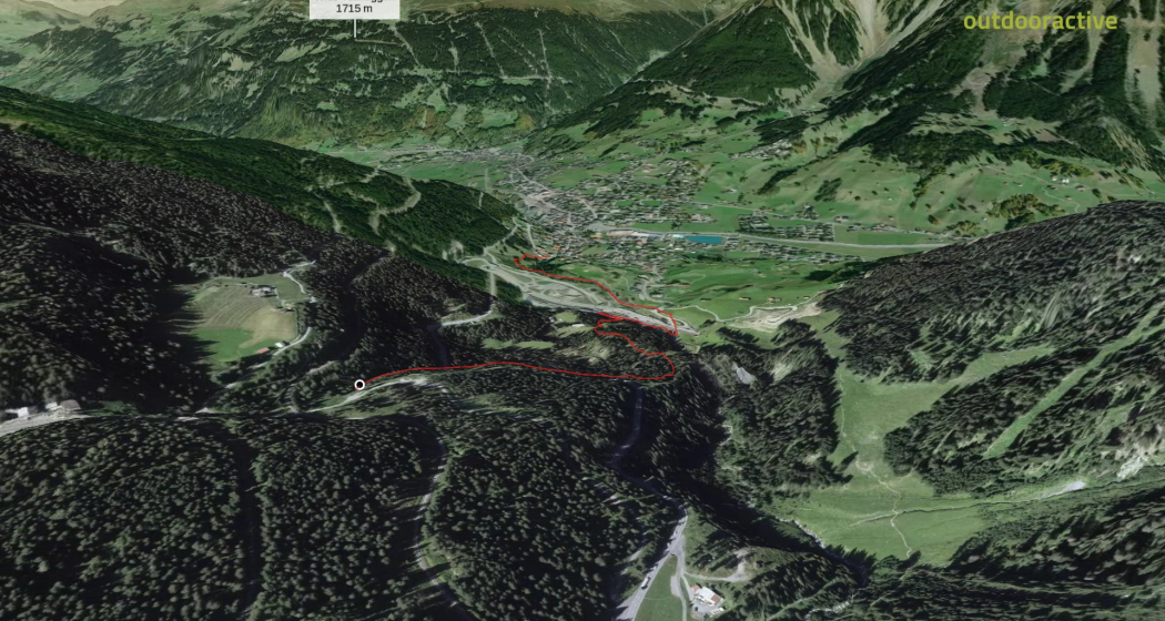 Mountainbike-tour in Davos Klosters: Ried - Klosters
