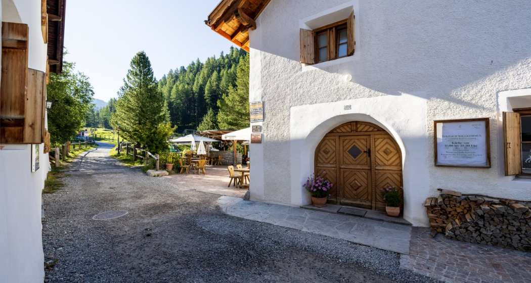 Dorf S-charl im Sommer Dorf S-charl im Sommer