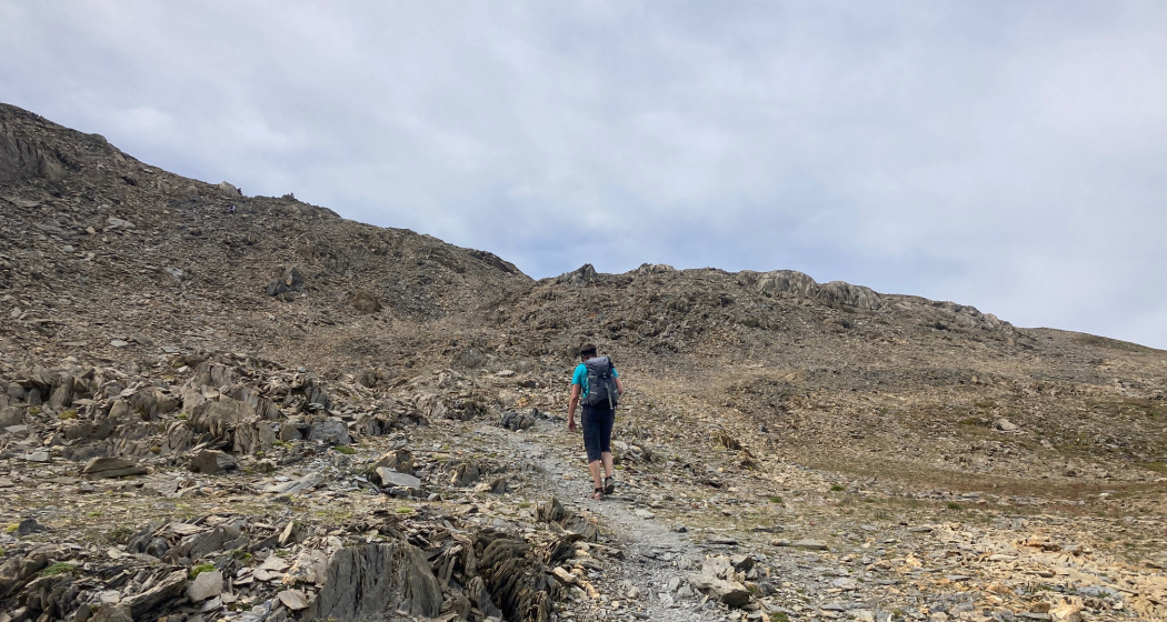 Auf dem Weg zum Piz Fess Auf dem Weg zum Piz Fess