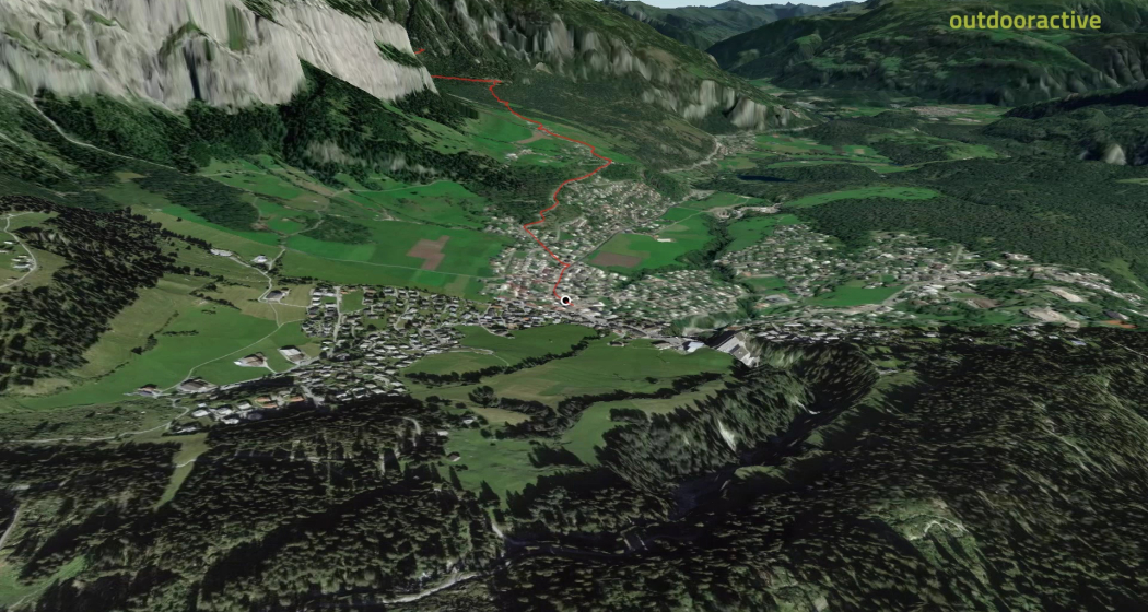 Mountainbike-tour in Flims Laax Falera: Hochtal Bargis (250)