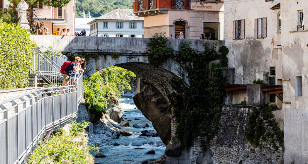 Angekommen in Chiavenna Angekommen in Chiavenna