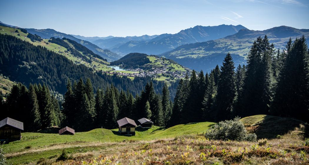 Ausblick auf Brigels