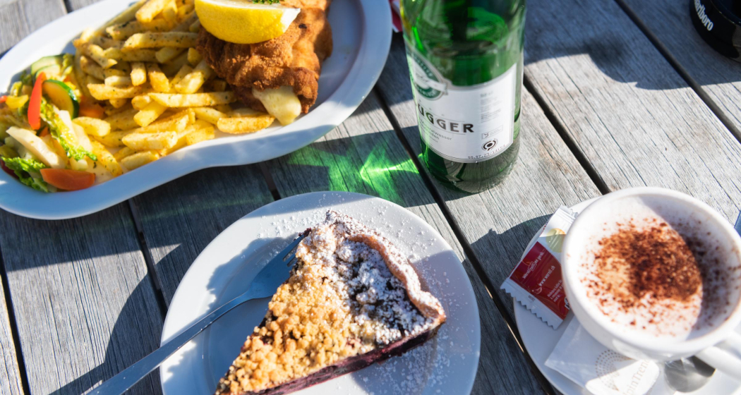 Pradaschier Bergrestaurant Winter Speisen