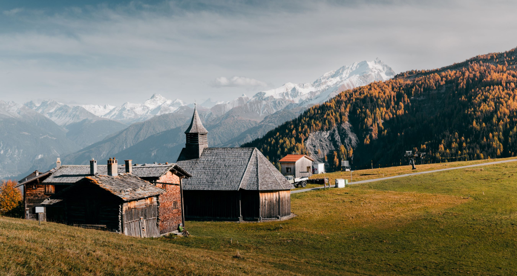 Obermutten im Herbst Obermutten im Herbst