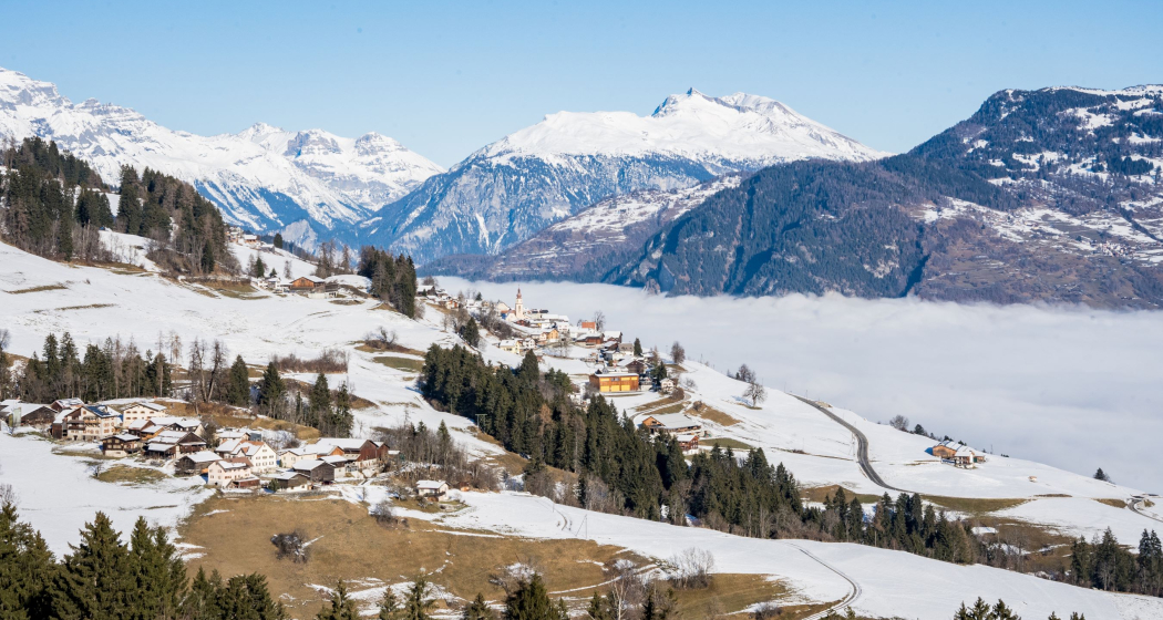 Sarn und Portein im Winter Sarn und Portein im Winter