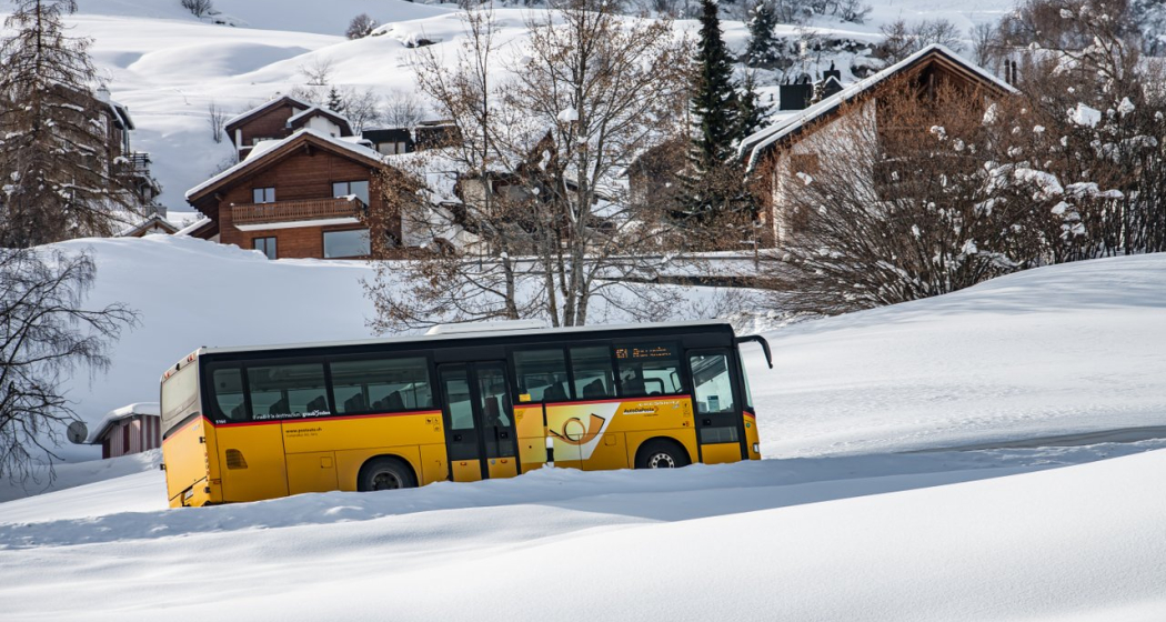 Gratis Postauto im Winter Gratis Postauto im Winter