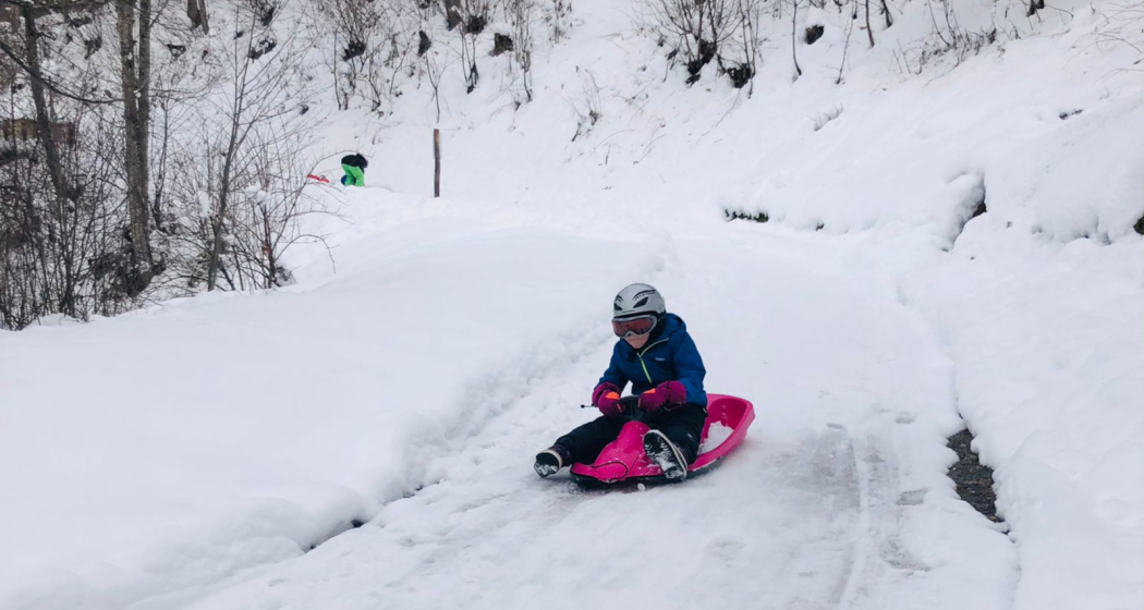 Schlittelweg Puzzastg - Surrein Schlittelweg Puzzastg - Surrein