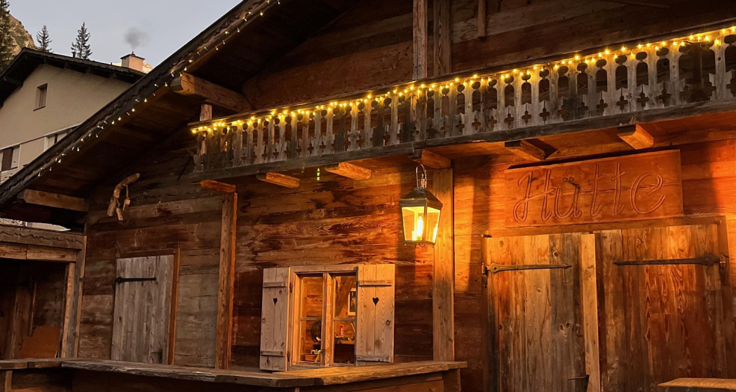 Die Hütte Lenzerheide aussen Die Hütte Lenzerheide aussen