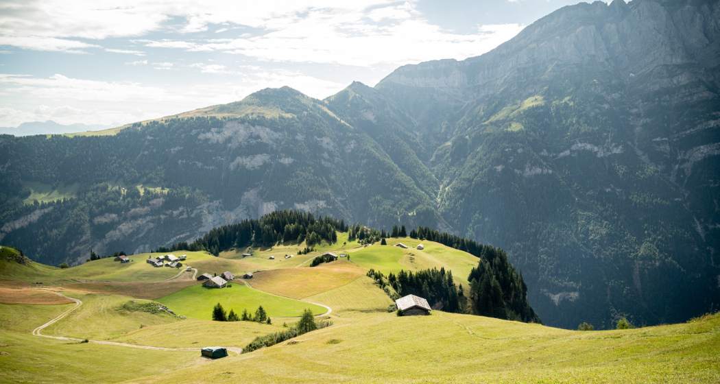 Wanderung Vättnerberg nach Muntaluna Wanderung Vättnerberg nach Muntaluna