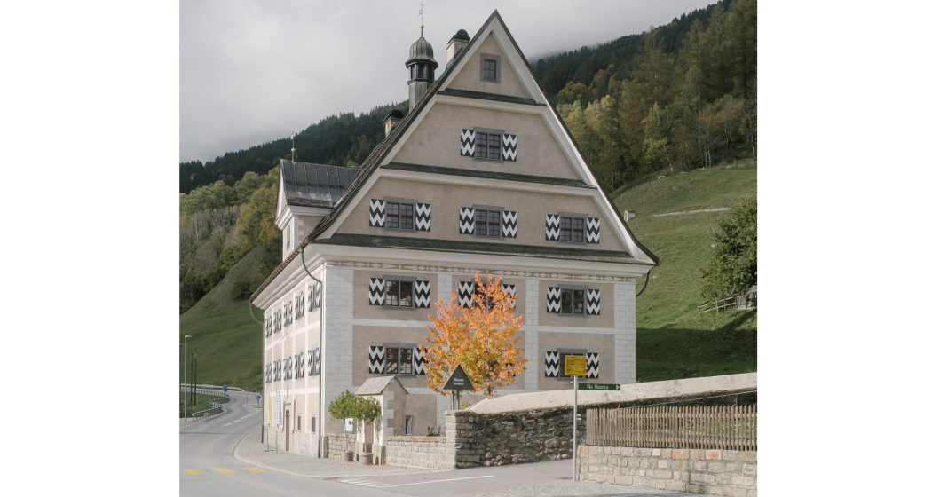 Das Foto zeigt das Museum Cuort Liga Grischa in Trun. Das Foto zeigt das Museum Cuort Liga Grischa in Trun.